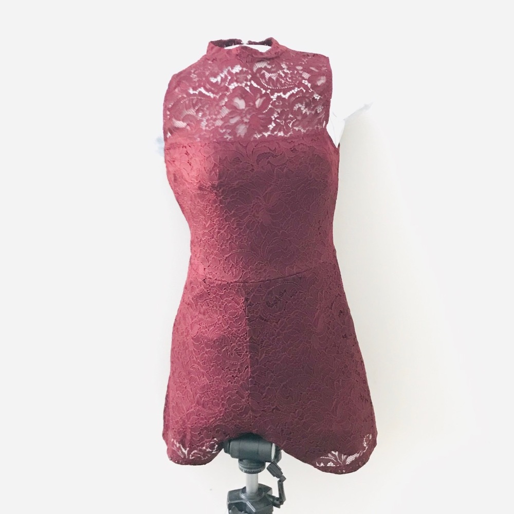 Garage romper sleeveless back zipper